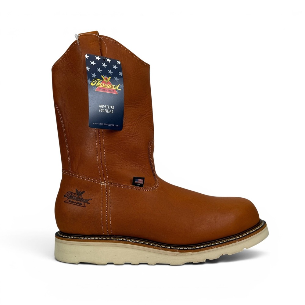 Thorogood American Heritage Wellington Steel Toe Work Boots Mens 10.5 D 804-4205